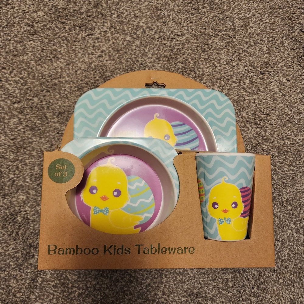 Easter Bamboo kids tableware